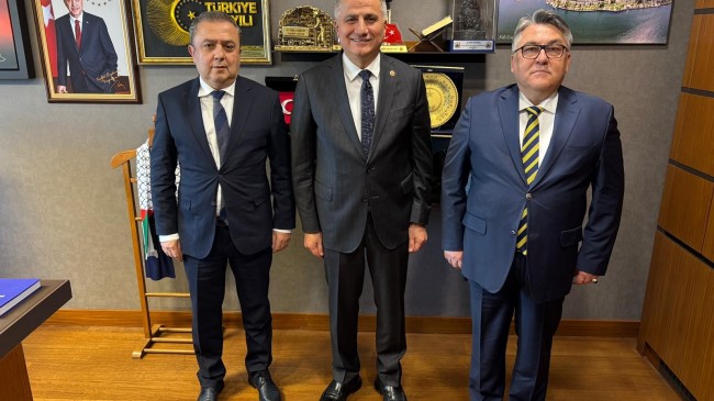 AK Parti Zonguldak Milletvekili Bozkurt, Rektör Özölçer’i Kabul Etti