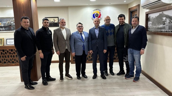 ZONGULDAK BÜLENT ECEVİT ÜNİVERSİTESİ REKTÖRÜ PROF. DR. İSMAİL HAKKI ÖZÖLÇER, NEZAKET ZİYARETİNDE BULUNDU.