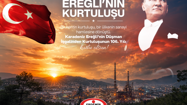 Erdemir’den Ereğli’nin Kurtuluş Günü Mesajı