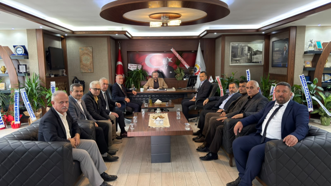 ŞOFÖRLER VE OTOMOBİLCİLER ESNAF ODASI YÖNETİMİNDEN BAŞKAN BALCI’YA ZİYARET